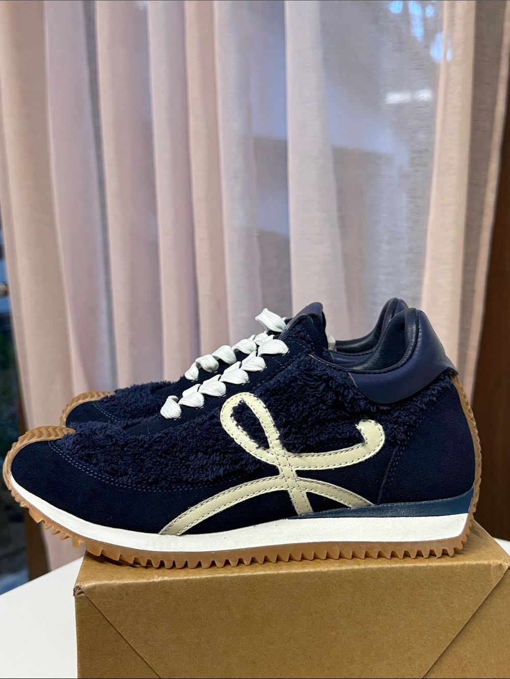 Women’s Loewe like Flow Runner Sneakers - Picture 10 of 15